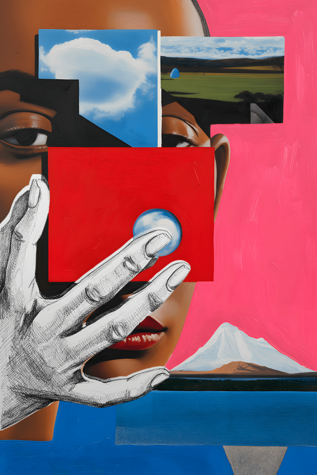 Composition with Strange Hand - BLIX CLUB